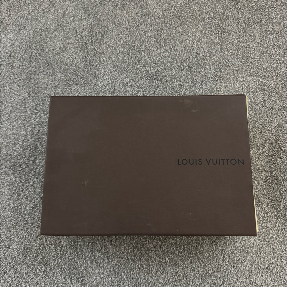 Louis Vuitton Dark Brown Box with Cream Dust Bag